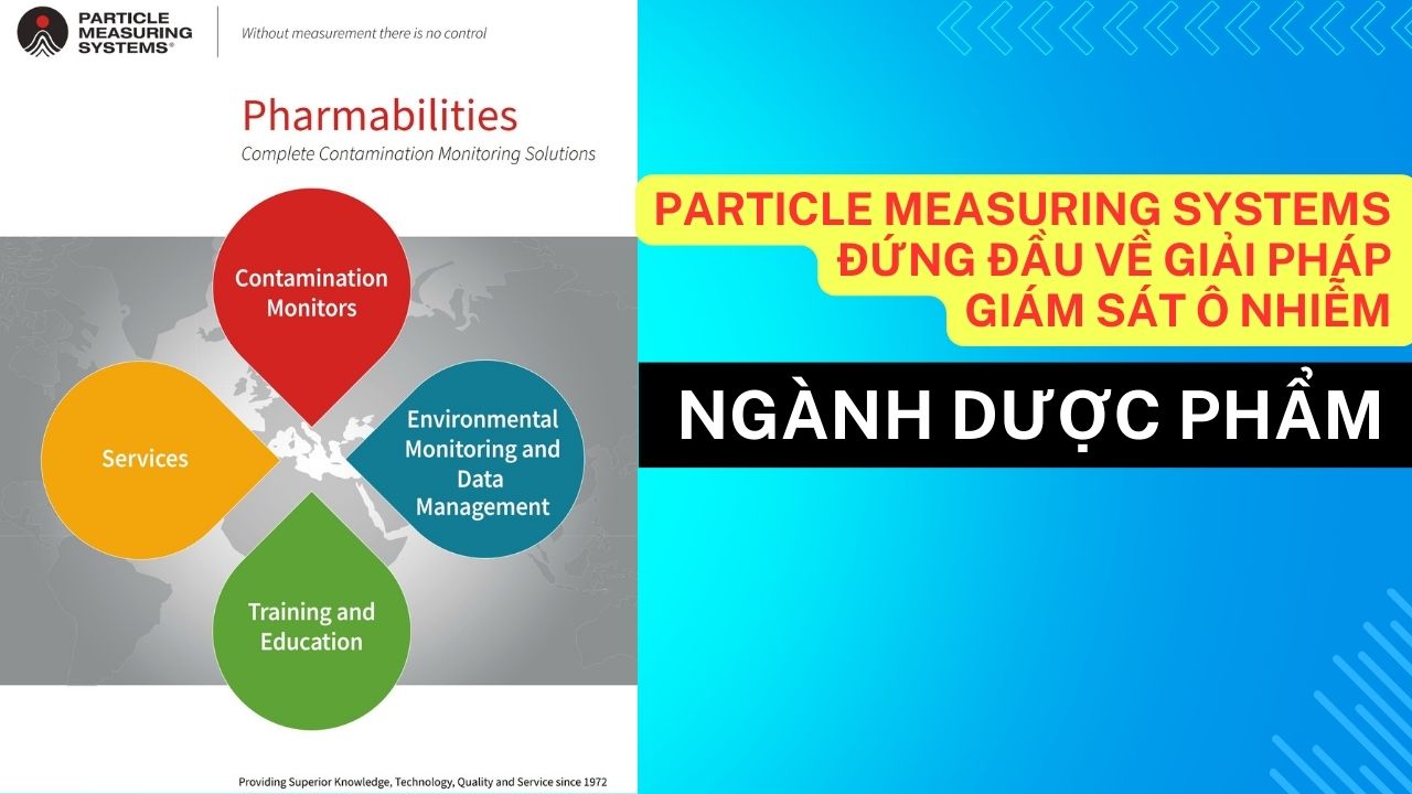 Particle Measuring Systems đứng đầu về giải pháp giám sát ô nhiễm trong ngành dược phẩm